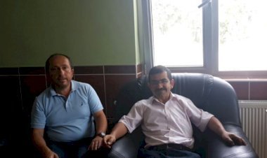 Dernek Başkanımız Ali Turançiftçi Kızılcahamam Belpınar Sucuk Fabrikası Müdürü Recep Özçelik ve Saadettin Özçelik’i ziyaret etti.