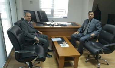 Hatay Dörtyol Yazı İşleri Müdürü, Vergi Dairesi Müdürü , Mal Müdürü ve Payas Yazı İşleri Müdürünün Dörtyol SGM Murat Dönmez’e ziyareti