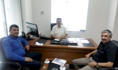 Hatay Dörtyol SGM Müdürü Murat Dönmez’in Dörtyol Belediyesi ve Dörtyol Devlet Hastanesi yetkilileri ile Mahsuplaşma Protokolu hakkında istişaresinden kareler