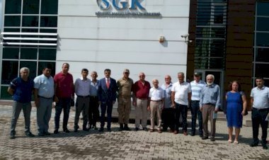 Hatay Dörtyol SGM'ye şehit ailelerinden ziyaret