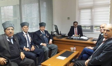 Hatay Dörtyol SGM Müdürü Murat Dönmez'den gazilerle bilgilendirme toplantısı