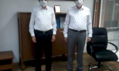 Hatay Dörtyol SGM Müdürü Dönmez'den Kaymakam Kayhan'a ziyaret