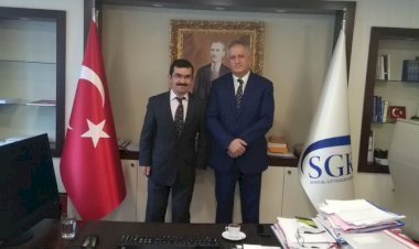 SGK Hukuk Müşavirliği 1.Hukuk Müşaviri İbrahim Gül’e Ziyaret