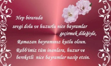 Ramazan Bayramınız Kutlu Olsun
