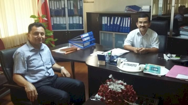 Kazan SGM Müdürü M. Ali Can'dan, Dernek Başkanı Turançiftçi’ye hayırlı olsun ziyareti