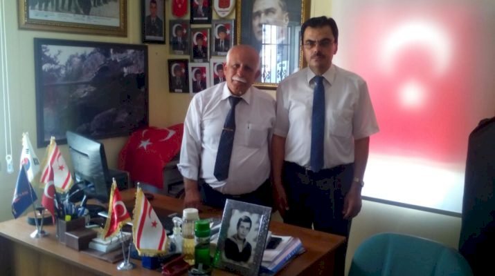 Hatay Dörtyol SGM Müdürü Murat Dönmez’in Payas Şehit Aileleri ve Gazileri Derneği Başkanı Mehmet Dönmez’i ziyareti