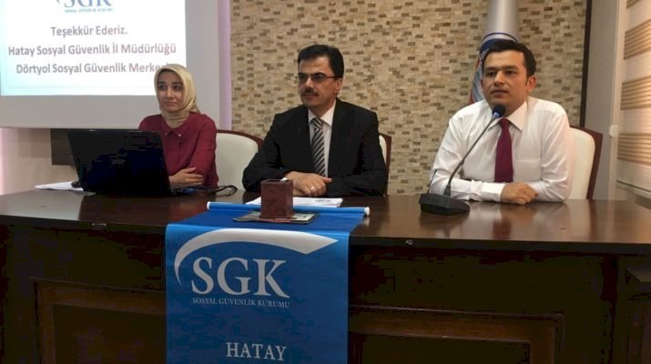 Hatay Dörtyol SGM Müdürü Murat Dönmez 7020 sayılı, borçların yeniden yapılandırılması sunumunda