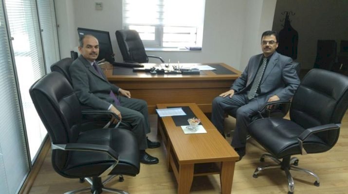 Hatay Dörtyol Yazı İşleri Müdürü, Vergi Dairesi Müdürü , Mal Müdürü ve Payas Yazı İşleri Müdürünün Dörtyol SGM Murat Dönmez’e ziyareti