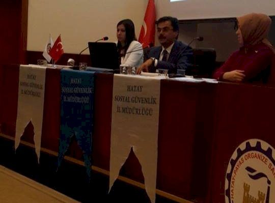 Hatay Dörtyol SGM Müdürü Murat Dönmez’in “SGK Güncel Değişiklikler ve Teşviklerdeki uygulamalar” hususunda bilgilendirme sunumu