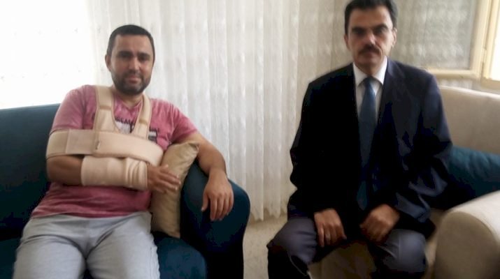 Hatay Dörtyol SGM Müdürü Murat Dönmez’in terörle mücadele gazisini ziyareti