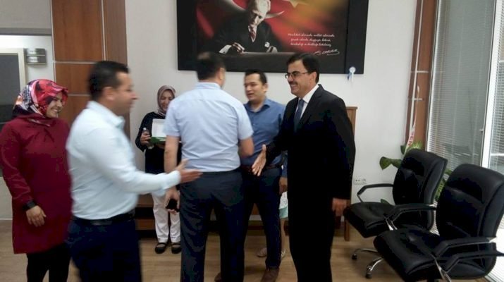 Hatay Dörtyol Sosyal Güvenlik Merkez Müdürlüğünde bayramlaşma