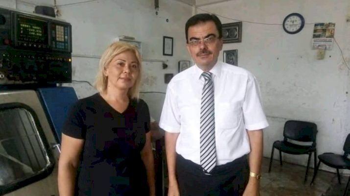 Hatay Dörtyol SGM Müdürü Murat Dönmez’in kadın girişimci İlknur Çelik’i ziyareti