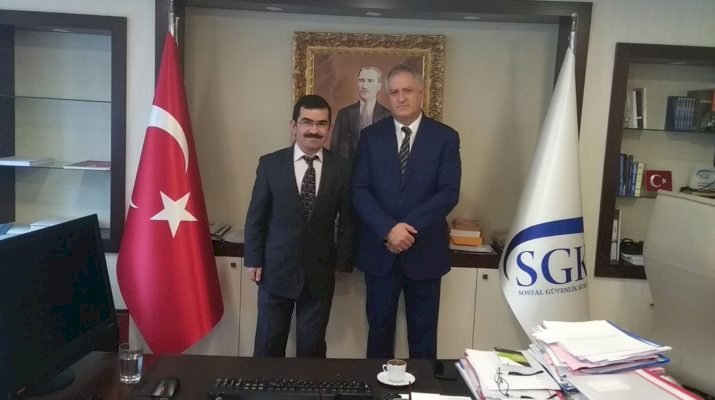 SGK Hukuk Müşavirliği 1.Hukuk Müşaviri İbrahim Gül’e Ziyaret