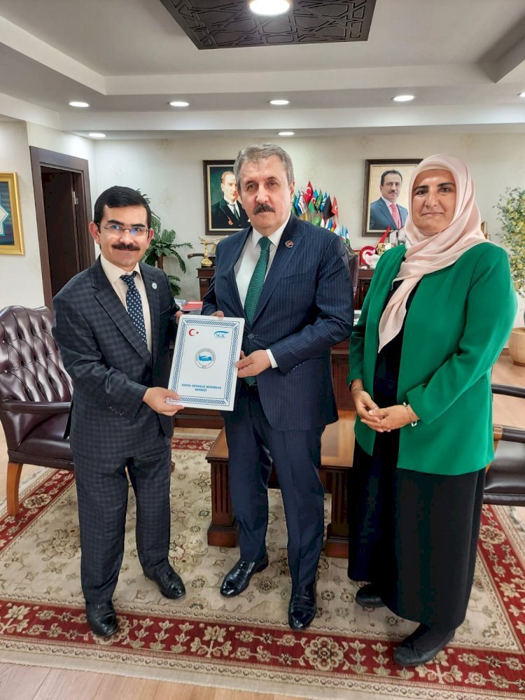 BBP Genel Başkanı Destici’ye SGK-MÜDDER’den ziyaret