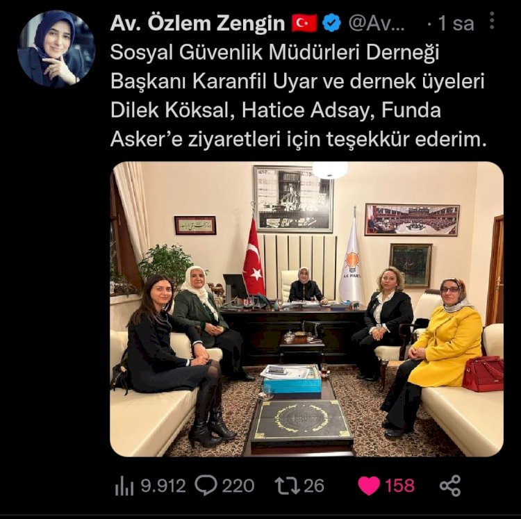 AK PARTİ  TBMM GRUP BAŞKANI VE BAŞKANVEKİLLERİNİ ZİYARET ETTİK
