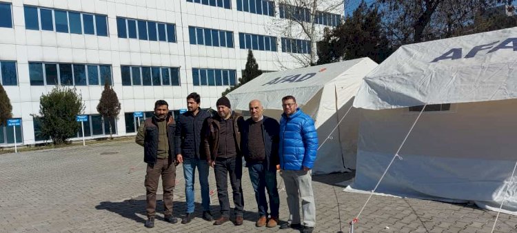 Kahramanmaraş'ta da depremzede kardeşlerimizle beraberiz