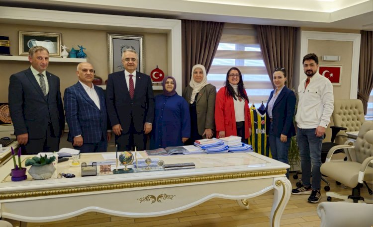 SGK KURUM BAŞKAN YARDIMCILARI VE DAİRE BAŞKANLARI ZİYARET EDİLDİ