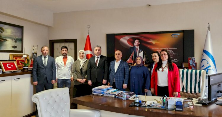 SGK KURUM BAŞKAN YARDIMCILARI VE DAİRE BAŞKANLARI ZİYARET EDİLDİ