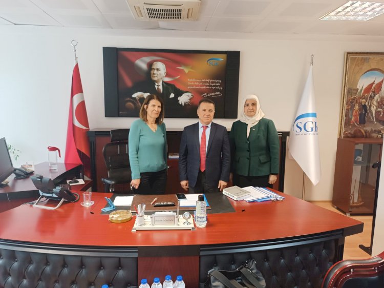 GSS Daire Başkanı Syn. Rüstem ÖZDEMİR ve Kamu Denetleme Kurulu Başkanı Yrd. Syn. Cemile özlem TUNCAK ziyaret edilmiştir.