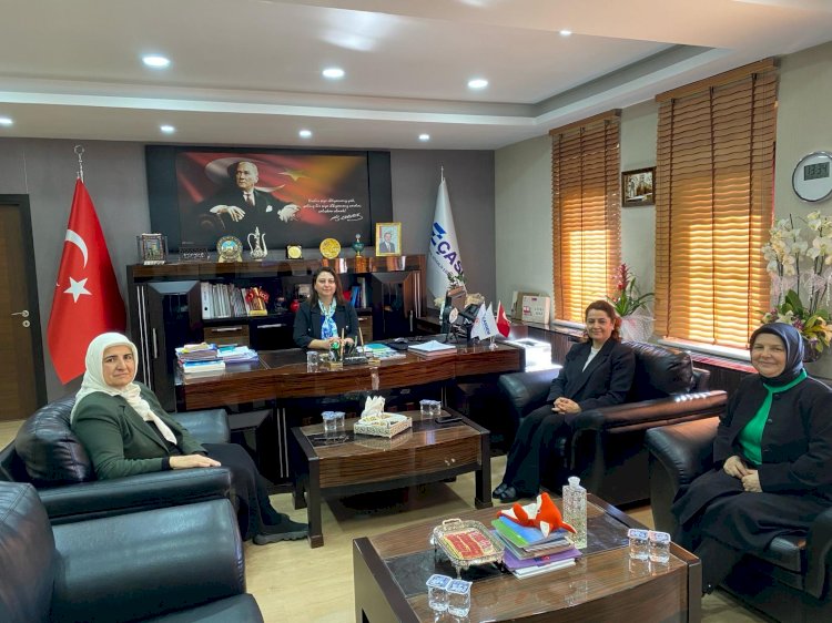 ÇASGEM Başkanı Prof. Dr. Elif Gökçe ARSLAN Makamında ziyaret edilmiştir.